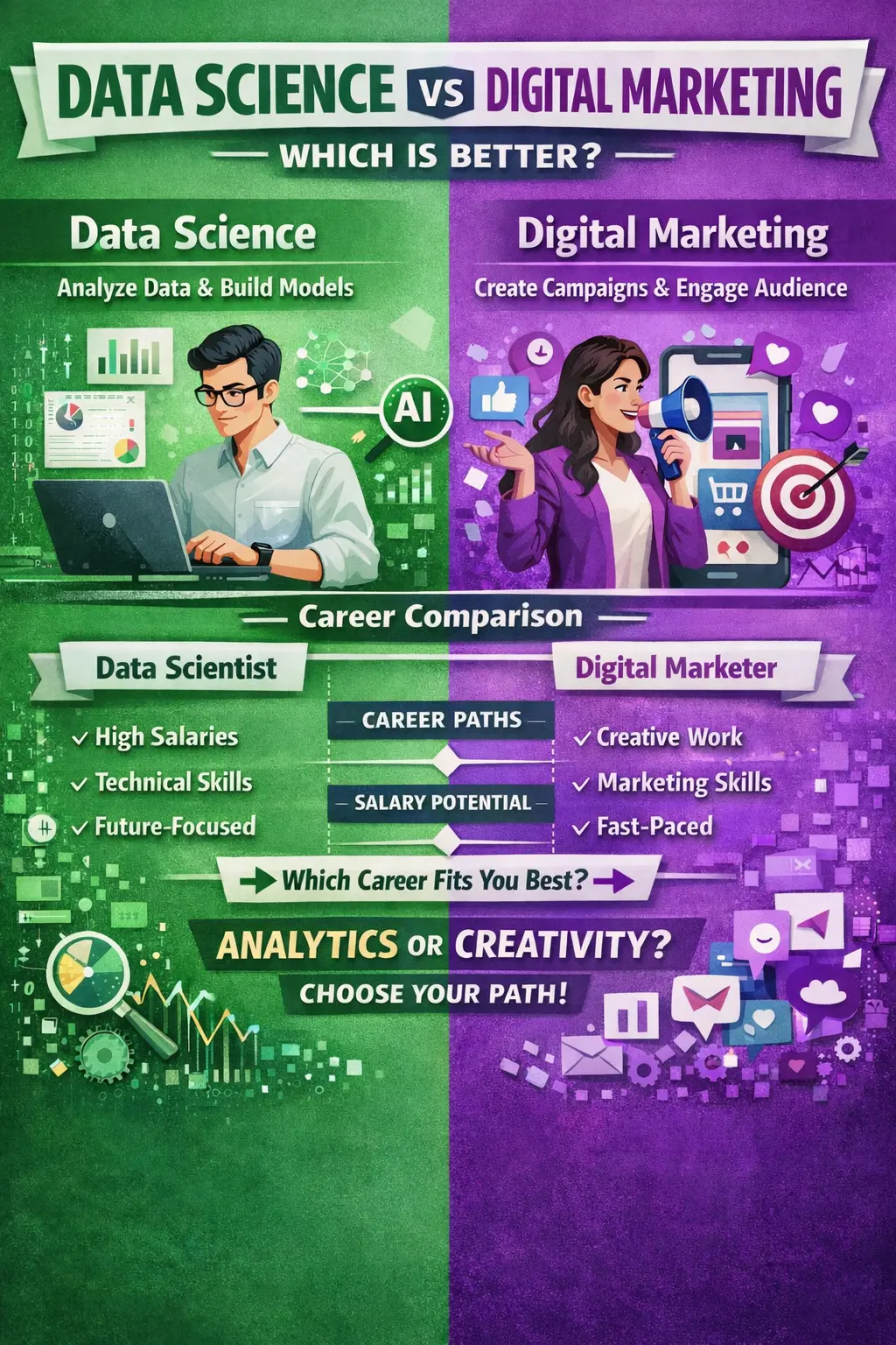 Data Science VS Digital Marketing: Which is Better